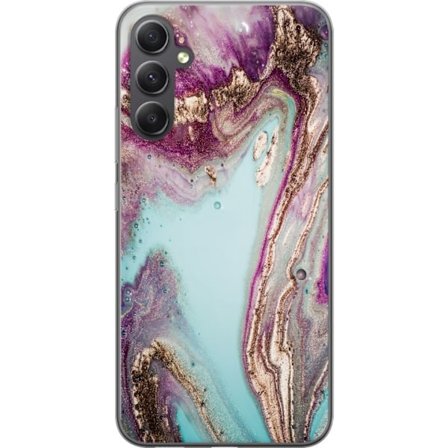 Kompatibelt Mobildeksel til Samsung Galaxy S23 FE Lilla marmor