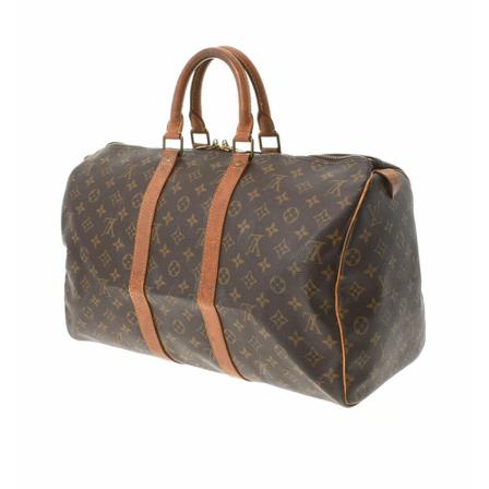 Louis Vuitton Vintage, Pre-owned Keepall 45 Bruin, Dames, Maat:ONE Size
