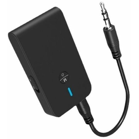 2-i-1 Bluetooth 5.0 Sändare och Mottagare, Bluetooth-mottagare med Samtal, Svart