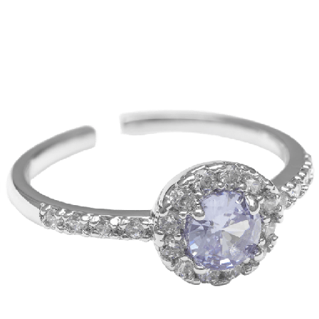Lily and Rose Laurie ring - Lavender Ringar Dam Silver ONE-SIZE