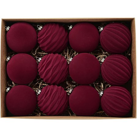 Suuri kirkas lasikoristeiden setti, 12 kpl, halkaisija 8 cm, särkymättömät koristeet joulukuuseen [YJD]