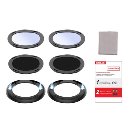 Linsedækselsæt til Meta Quest 3