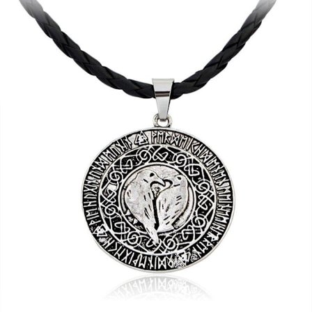 Pirate Bird Vikings Necklace Halsband