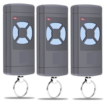 Autotallin oven avaaja, 3 kpl:n pakkaus autotallin oven kaukosäädintä, yhteensopiva 868MHz HSM4 HSM2 868MHZ:n kanssa, 4 kanavaa
