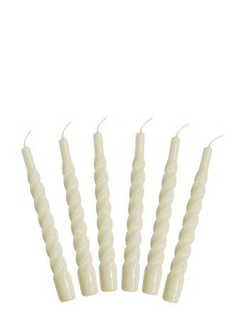 Kunstindustrien | Twisted Candles, 6 Piece Box | ONE SIZE
