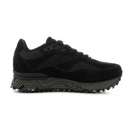 Woden Sophie Salmon Marble Sneakers , Zwart , Dames , Maat: 37 EU