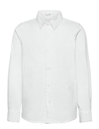 Nkmfred Ls Slim Shirt Noos White Name It