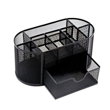 Multifunksjonell Workspace Supply Organizers Mesh Pen Organizer for kontorpult