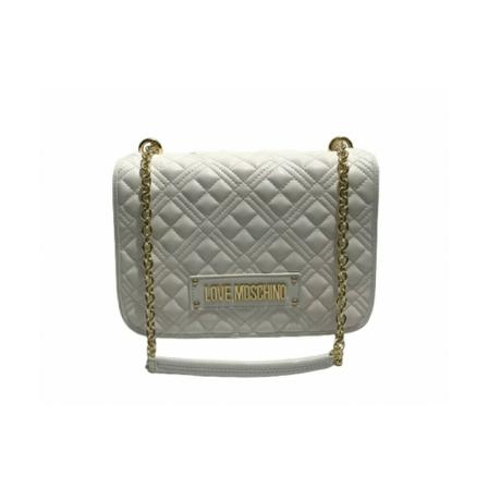Moschino, Shoulder Bags Biały, Kobieta, Rozmiar: ONE Size