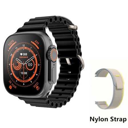 Ny Smart Watch Ultra 8 NFC GPS Track 49mm Herre Dame Smartwatch Series 8 Termometer Bluetooth-opkald Vandtæt Sport Til App
