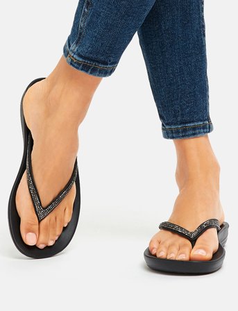 FitFlop Iqushion Sparkle - Black - 36