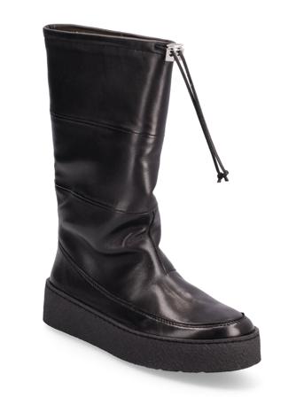 Warm Lining A3166 Shoes Wintershoes Tall Winter Boots Musta Billi Bi
