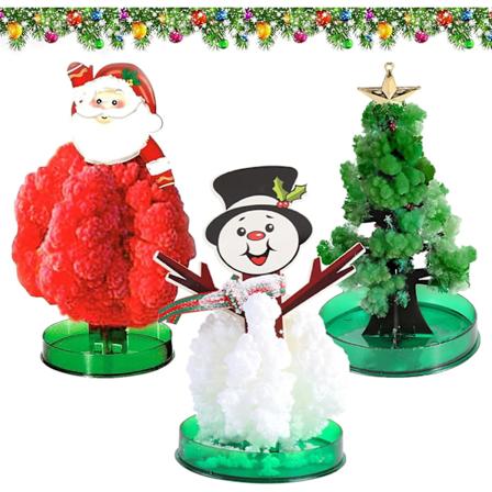 Mini Joulukuusi Teko, 3 Kpl Pieni Joulukuusia Itse Kasvavia, Romanttinen Taikapaperikuusi, DIY Kristalli Kasvatus, Luova Leikki, Lapset (B) b