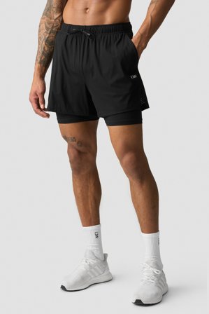 ICANIWILL - Ignite 2-in-1 Shorts Black - Herre - ICIW