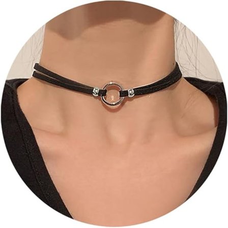 1. musta kaulakoru naisille, säädettävä monikerroksinen sametti nahka pitsi choker kaulakoru, gootti korut lahjat