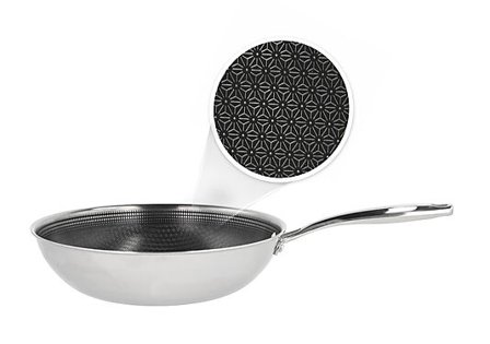 INVITE Wok Premium 3-Ply 28cm med Keramisk Hybridbelegg