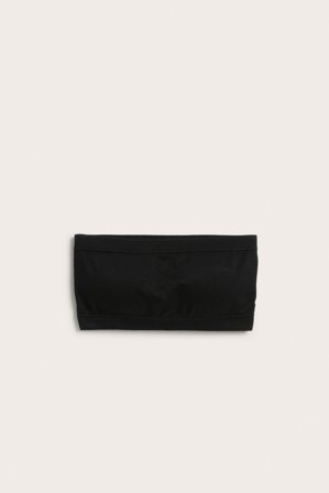 Kappahl | Bezszwowy stanik bandeau | Czarne