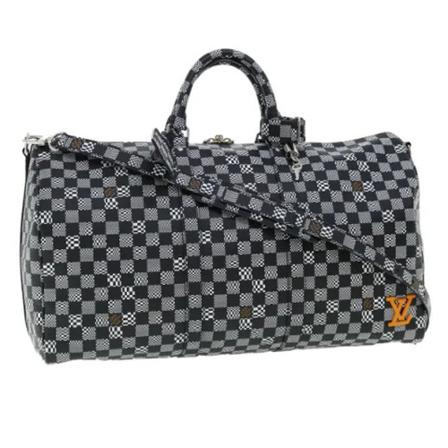 Louis Vuitton Vintage, Pre-owned Canvas travel-bags Zwart, unisex, Maat:ONE Size