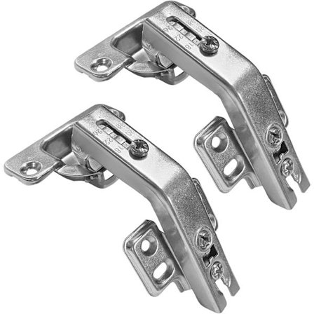 135 Graders Skap Hengsler Kjøkken Skap Blind Hjørne Hengsler Dør Hengsler 35mm, Skjulte Garderobe Folding Hengsler med Skruer, 1 Par