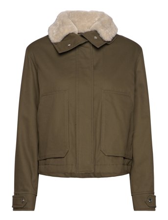 Mango | Parka With Detachable Fur-Effect Collar | S