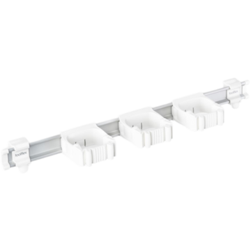 Skena Toolflex ONE 54cm med 3st hållare Vit*