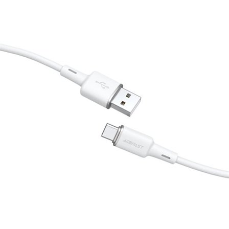 Acefast USB-kabel - USB Type C 1,2 m, 3A hvid (C2-04 hvid)