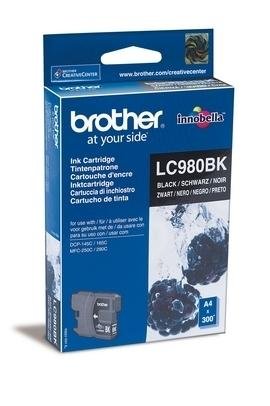 Brother LC980BK Blekkpatron for ca. 300 A4 sider, sort