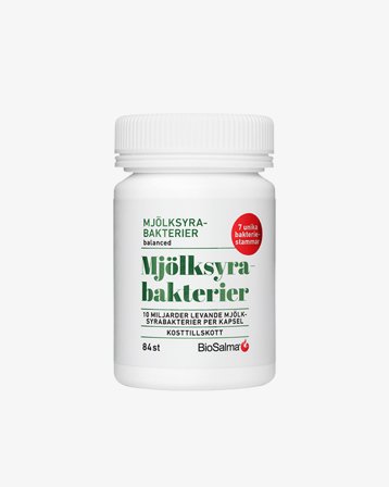 BioSalma Mjölksyrabakterier 10 miljarder 7 stammar - 84 kpl, Kosttillskott, Vitaminer & Mineraler, Enskilda vitaminer