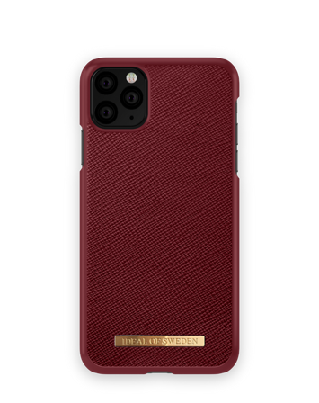 Saffiano Case iPhone 11 Pro Max Burgundy