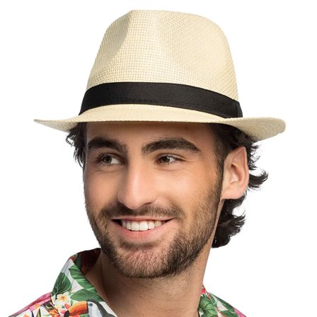 Stråhatt Beige