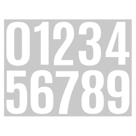 6 ark nummerdekaler sifferdekaler for søppelkasser søppelkassedekaler_maks