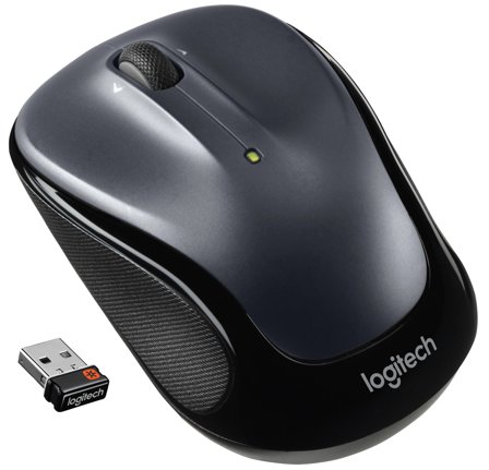 Logitech M325s - mus - 2.4 GHz - mørk grå