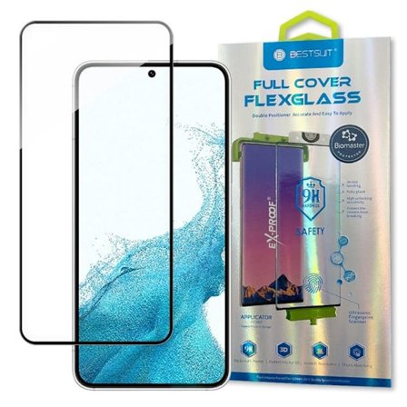 Bestsuit 3D Edge Nano Flexi Hærdet Glas Skærmbeskytter Galaxy S22