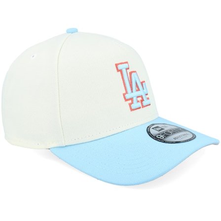 New Era - MLB Weiss Adjustable Cap - Hatstore Exclusive x Los Angeles Dodgers Homerun 9FORTY Chrome/Dos Blue A-Frame Adjustable @ Hatstore