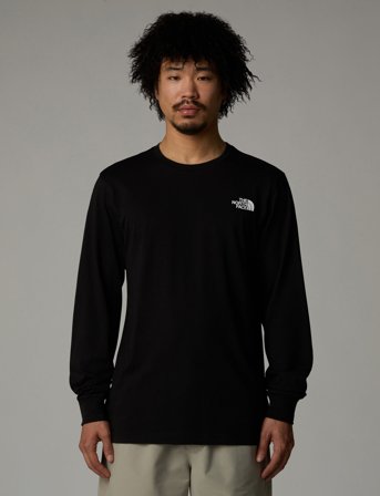 The North Face M L/S Easy Tee - Black - XS