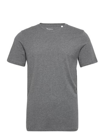 Basic T-Shirt - Gots/Vegan Grey Knowledge Cotton Apparel