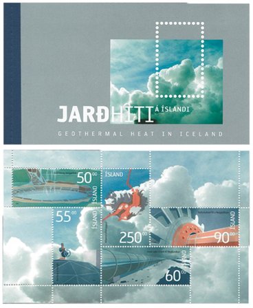 Island 2004 - AFA 1040-1044 - Postfrisk frimærkehæfte