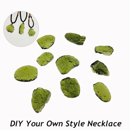 Moldavit Kristallstenhänge Oregelbunden Sten