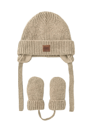 RIKIKI Mössa och vantar JAX Mössor Beige 46/48