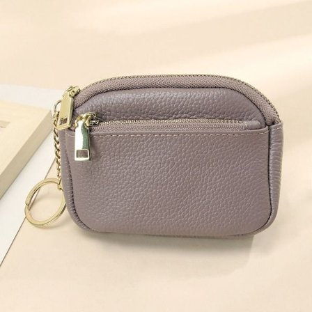 Mini lommebok for kvinner med glidelås LILLA