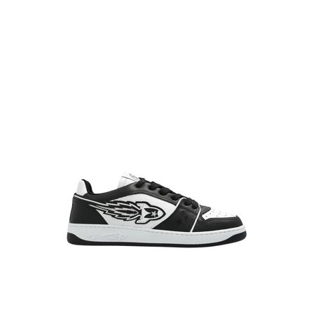 Enterprise Japan, Sneakers Zwart, Dames, Maat:37 EU,leer,Patches