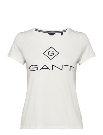 Lock Up Ss T-Shirt T-shirt Top Hvid GANT