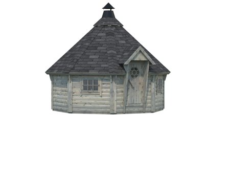 Palmako Eva Grillkåta 11,9 m²/inv. 11,4 m², grå impregnerad, Uterum