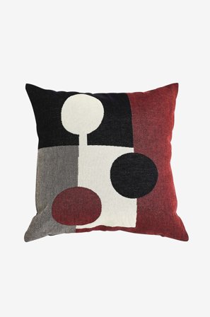 Markslöjd - LIA Kudde 50x50 cm - Röd - Prydnadskuddar & kuddfodral - 50X50 - Från Homeroom