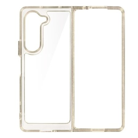 Coque Souple - April Case - Samsung Z Fold 5 - Stødabsorberende - Silikone Gel - Grå Kontur