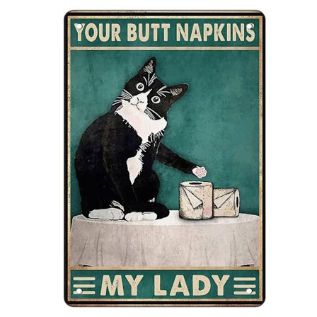 Peltikuva Kodinsisustus Maalaus Baked Cat Koriste