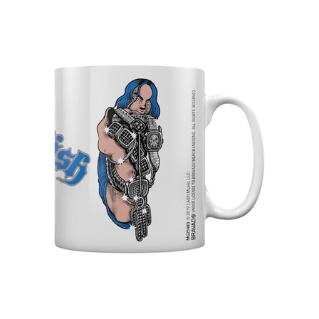 Billie Eilish Bling Mug En Storlek Vit/Blå
