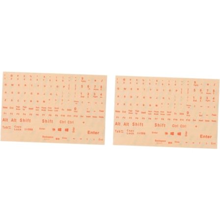 Fuld Dækning Tastatur Klistermærker Ark Selvklæbende Notebook Tastatur Klistermærker Nem Fjernelse