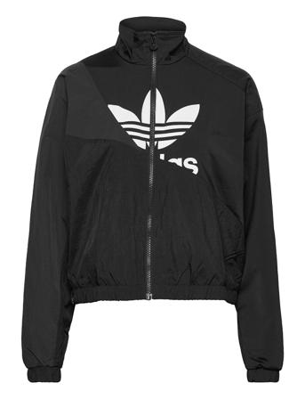 Adicolor Split Trefoil Track Jacket W Outerwear Jackets Windbreakers Svart Adidas Originals