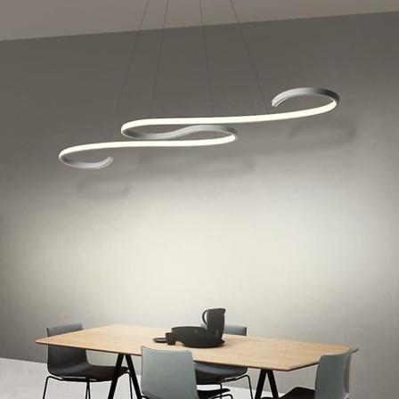 110cm LED Pendellampe Bølgeform Hængende Dæmpbar